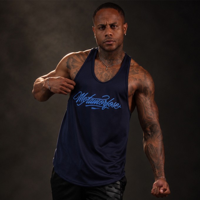 Regata Cavada Dryfit STORM Azul Marinho