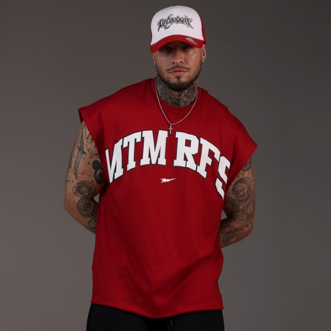 Camiseta Overcut Heavy COLLEGE Vinho
