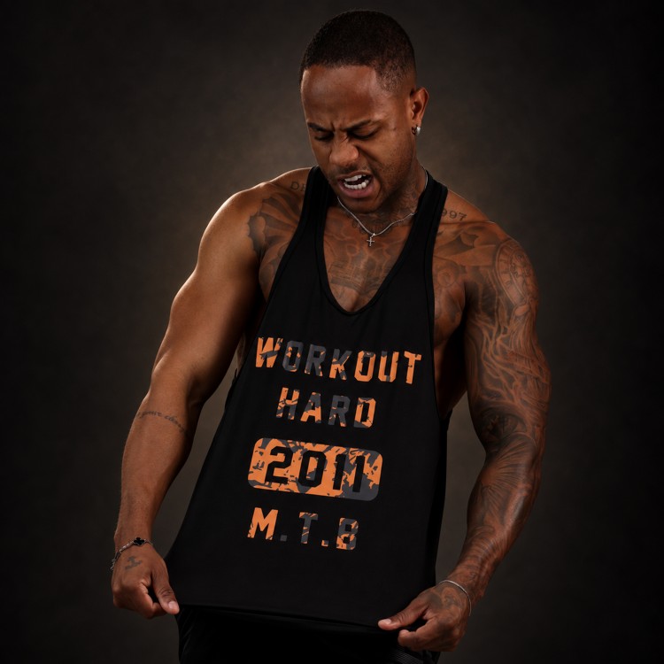 Regata Cavada Dryfit Workout Preta