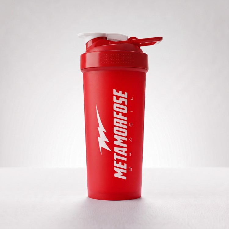 Coqueteleira Pump Shake Vermelha