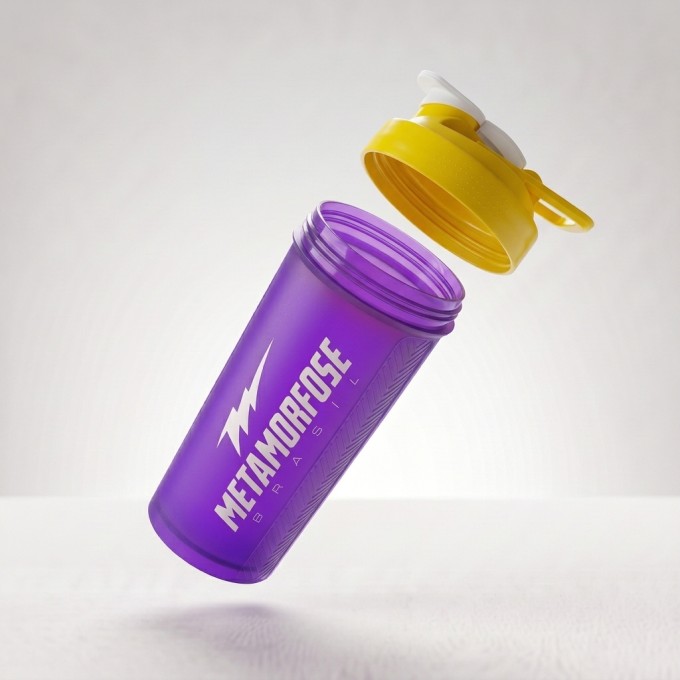 Coqueteleira Pump Shake Lakers Roxa