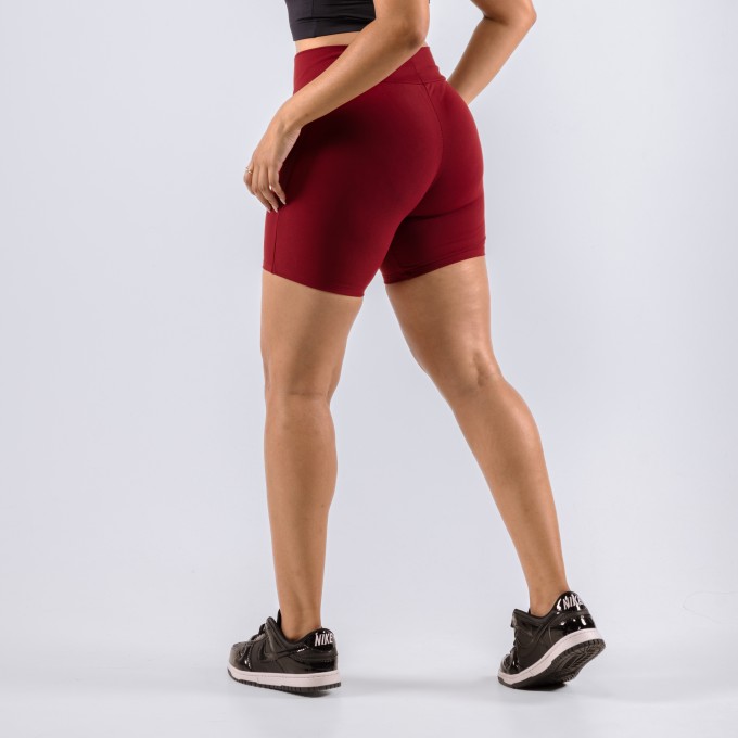 Shorts Feminino Poliamida Bolt Vinho