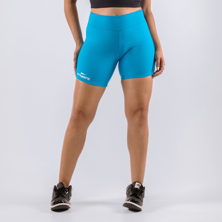 Shorts Feminino Poliamida Bolt Azul Turquesa