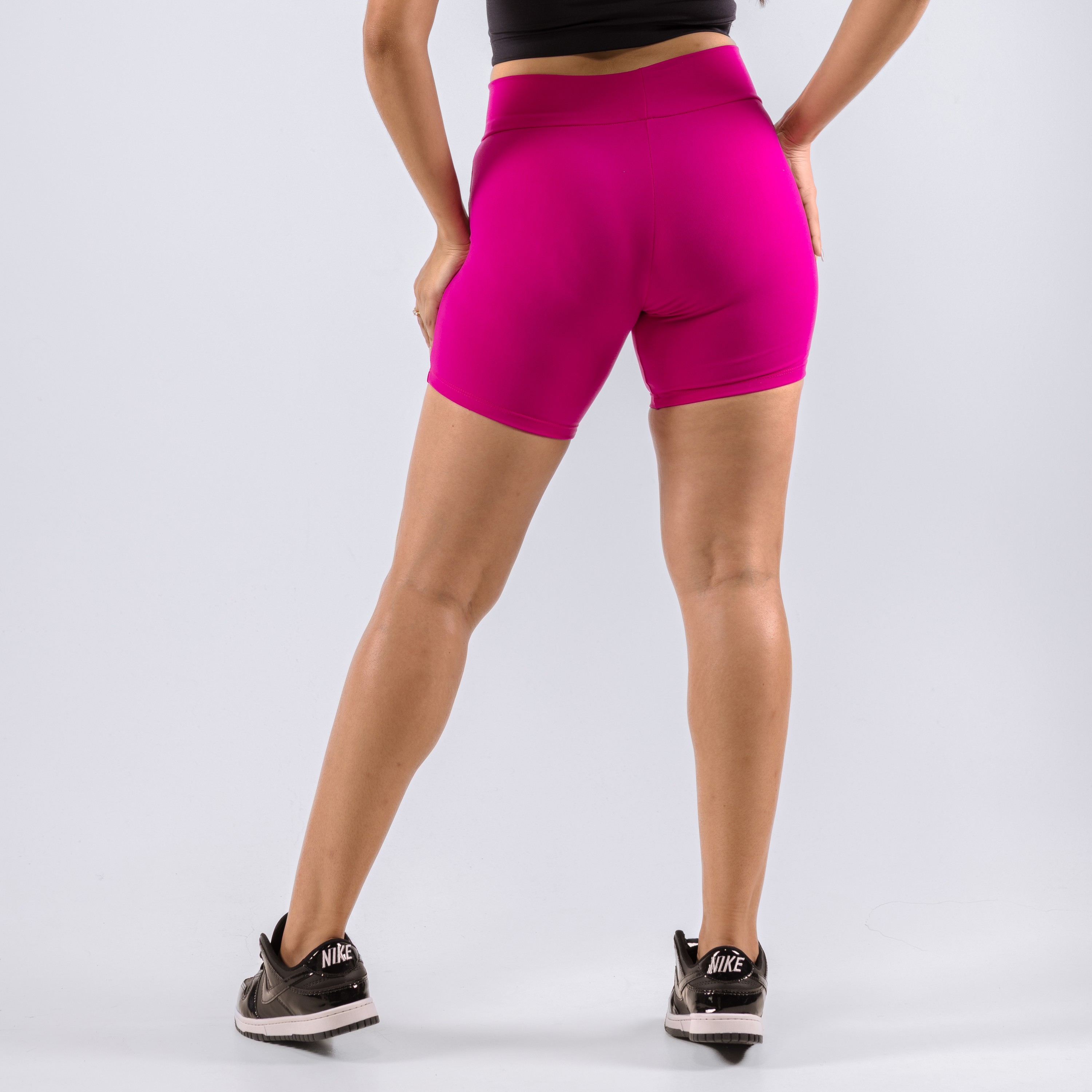 Shorts Feminino Poliamida Bolt Rosa Pink - Metamorfose Brasil