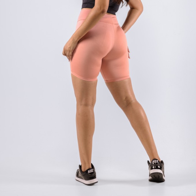 Shorts Feminino Poliamida Bolt Rose