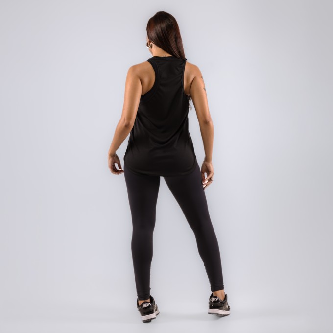 Regata Feminina Cavada Anatomic DryFit Lisa Preta