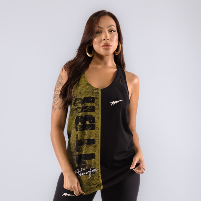 Regata Feminina Cavada Anatomic Atomic Preta