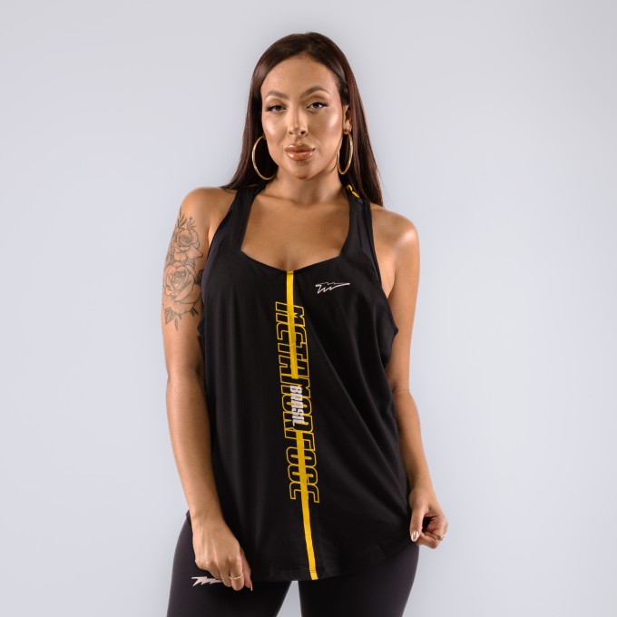Regata Feminina Cavada Anatomic VShape Workout Preta