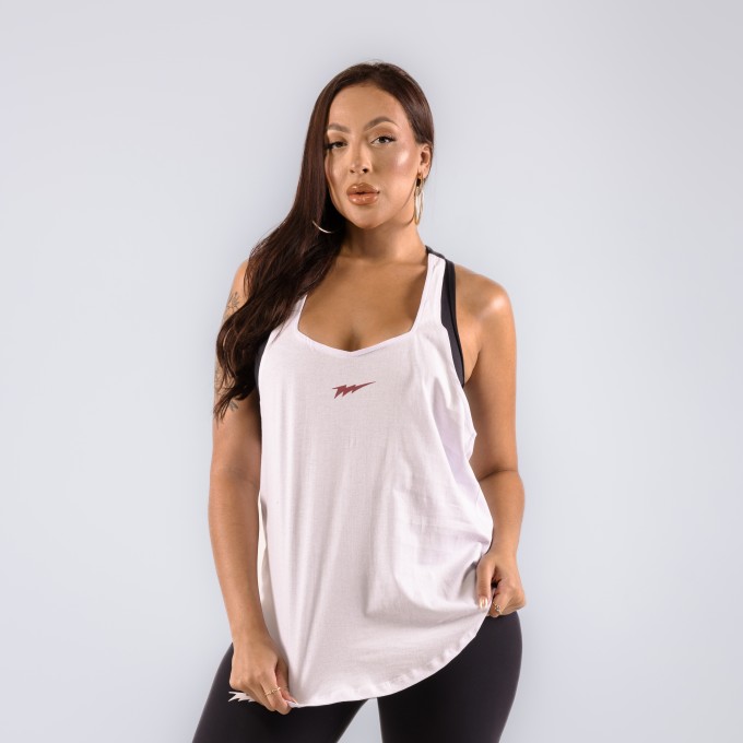 Regata Feminina Cavada Anatomic VShape Essence Branca