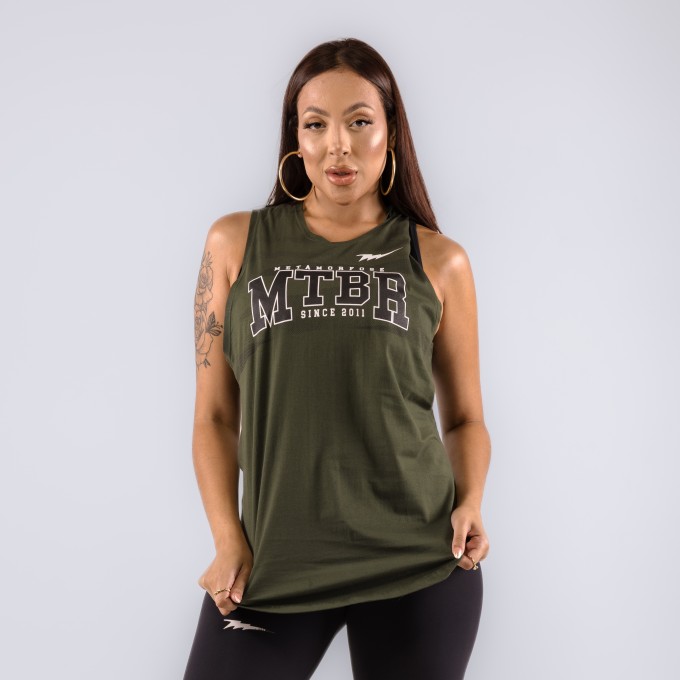 Regata Feminina Machão Camo Green Verde Militar