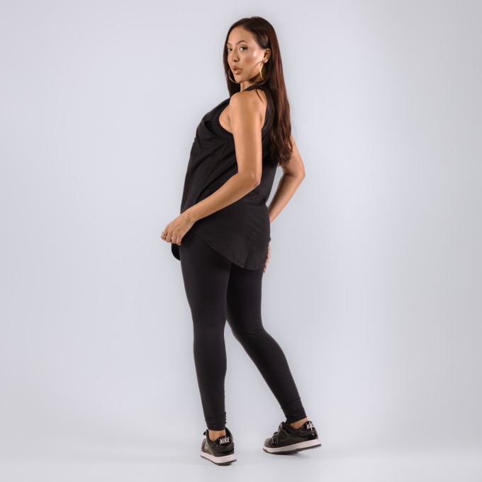 Regata Feminina Machao Meta Preta