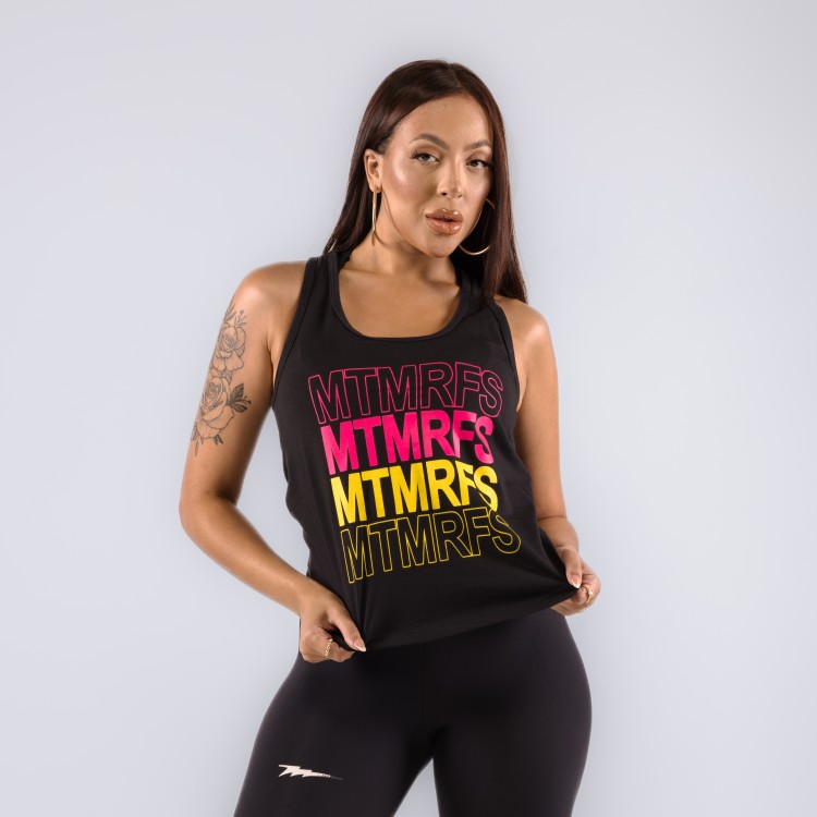 Regata Feminina Fit MTMRFS Preta