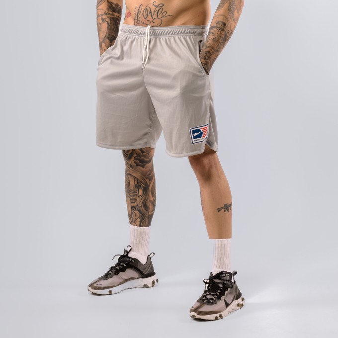 Shorts Dryfit United Cinza Claro