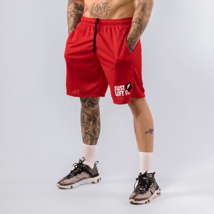 Shorts Dryfit Just Lift Vermelho