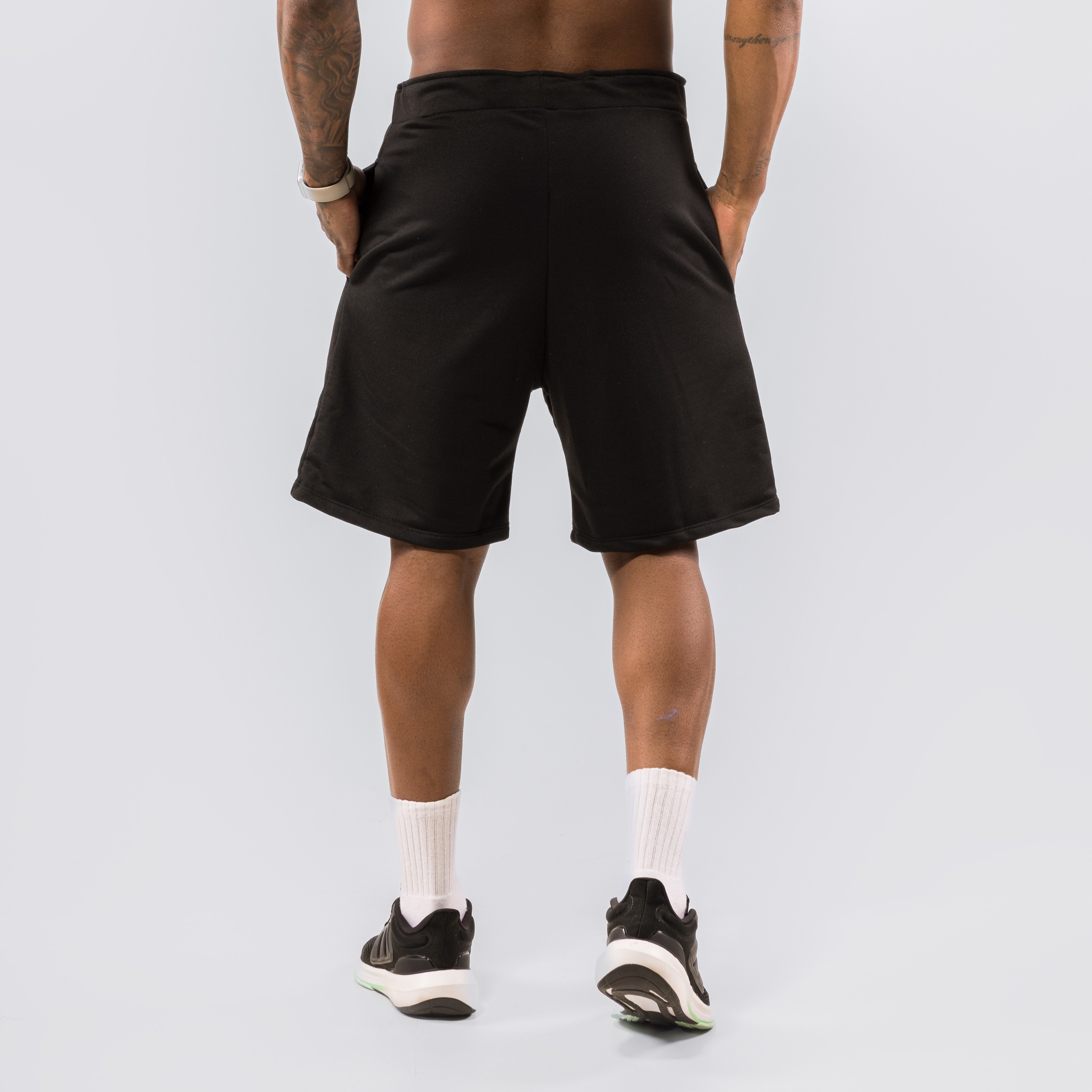 Bermuda Moletom Lisa Preta Metamorfose Brasil