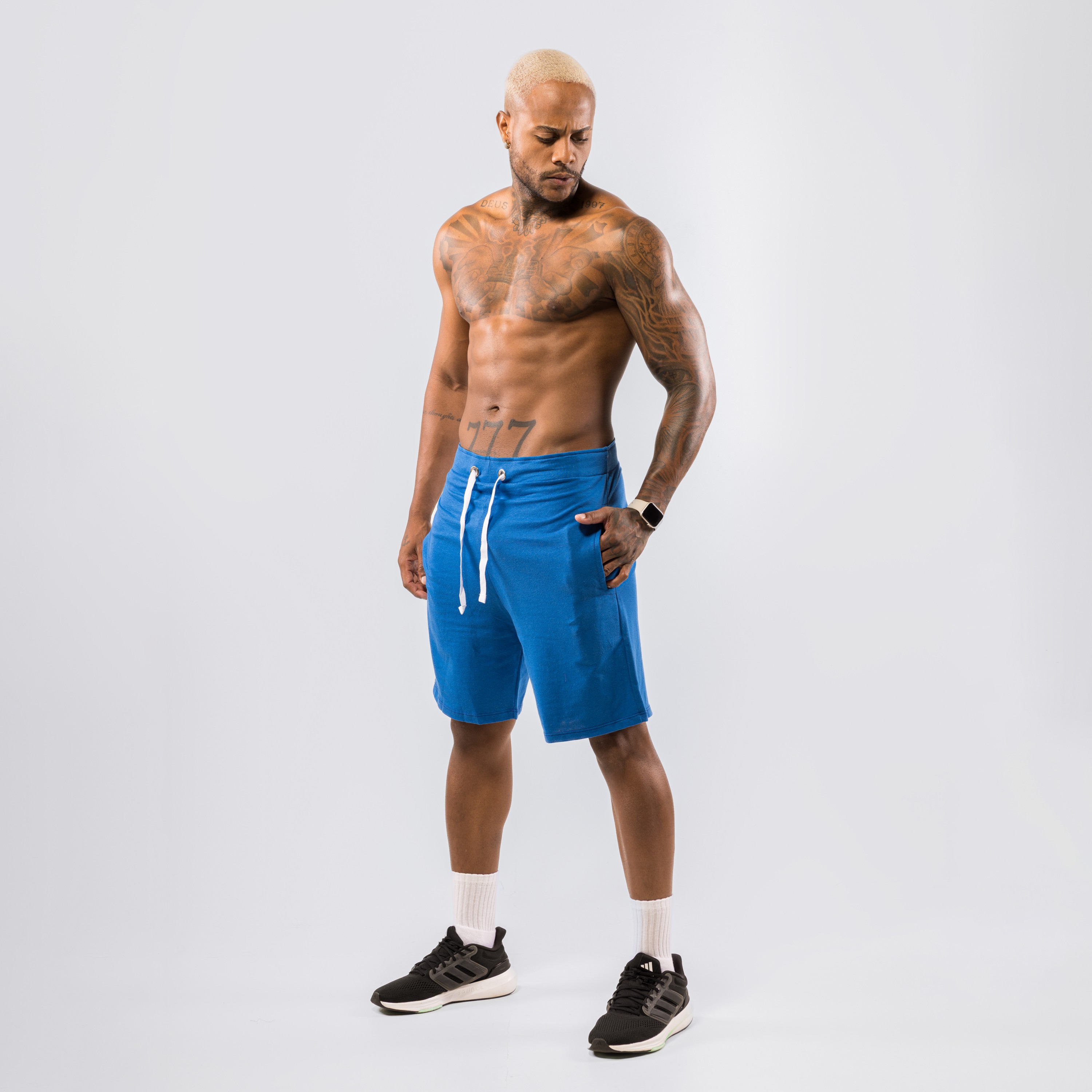 Azul Bermuda Moletom Hd Bermuda Moletom Lisa Azul Metamorfose Brasil