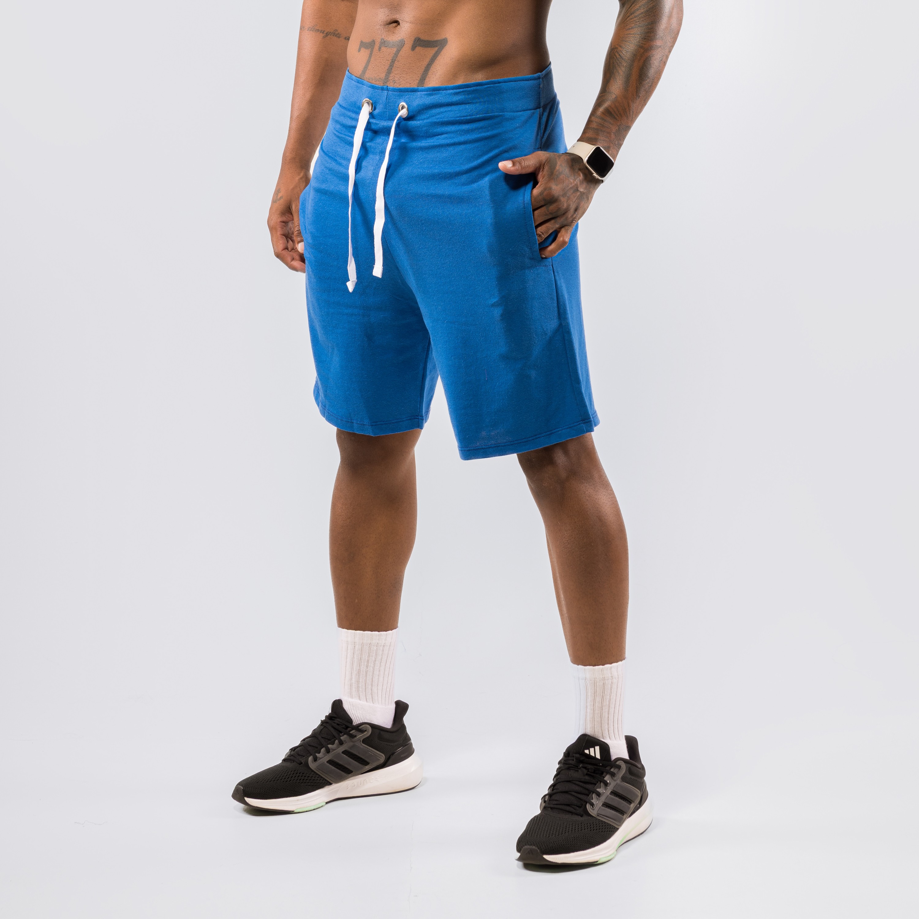 momo667。 Bermuda Moletom Lisa Azul - Metamorfose Brasil