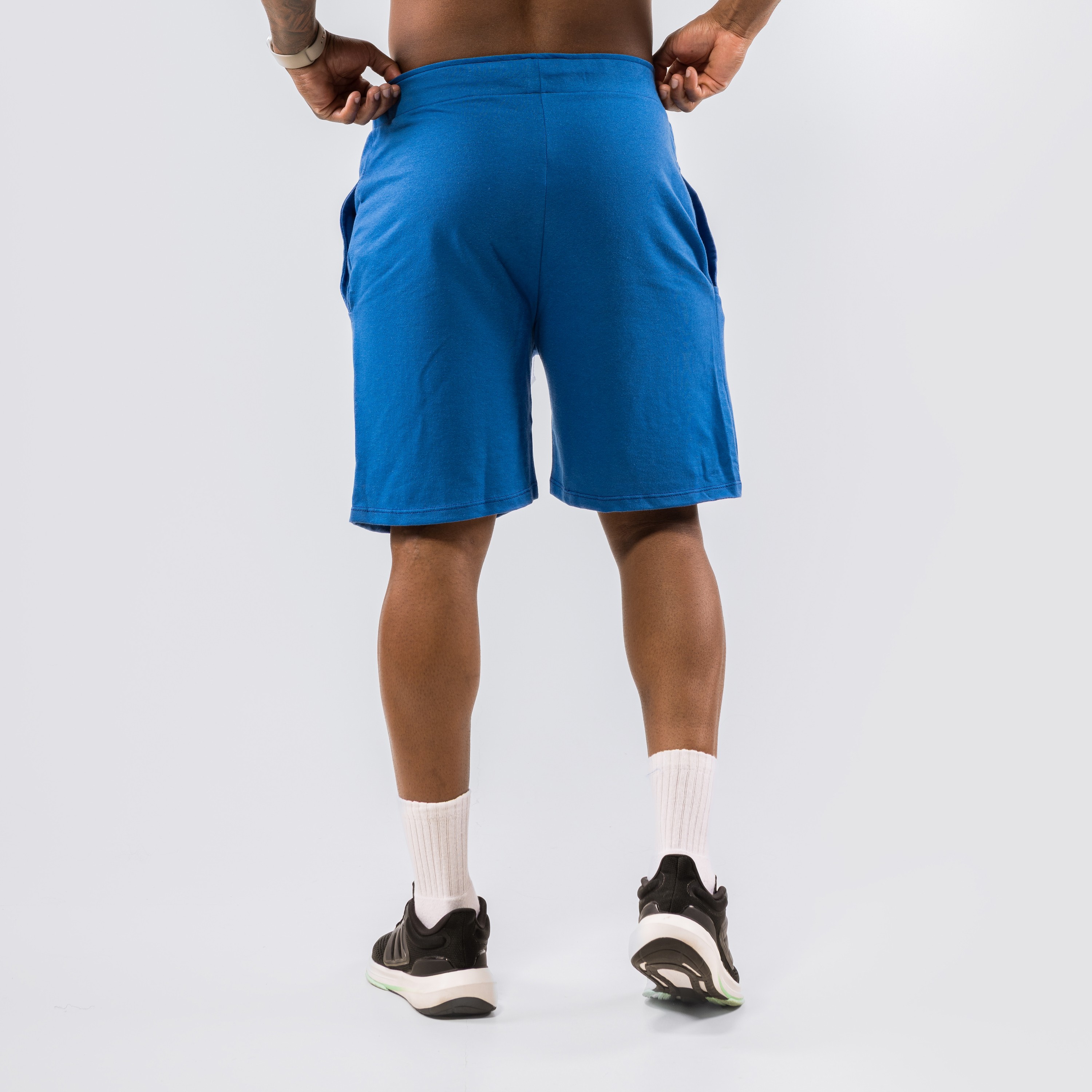 Bermuda Moletom Lisa Azul - Metamorfose Brasil