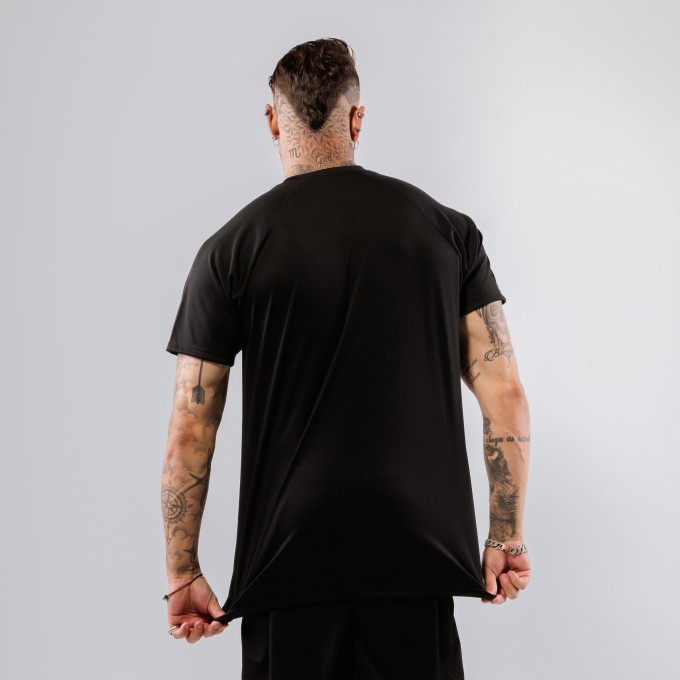 Camiseta Dryfit Haglan Mid Bolt Preta
