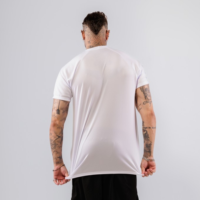Camiseta Dryfit Haglan BOLT Branca
