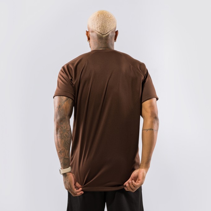 Camiseta Dryfit Haglan BOLT Marrom