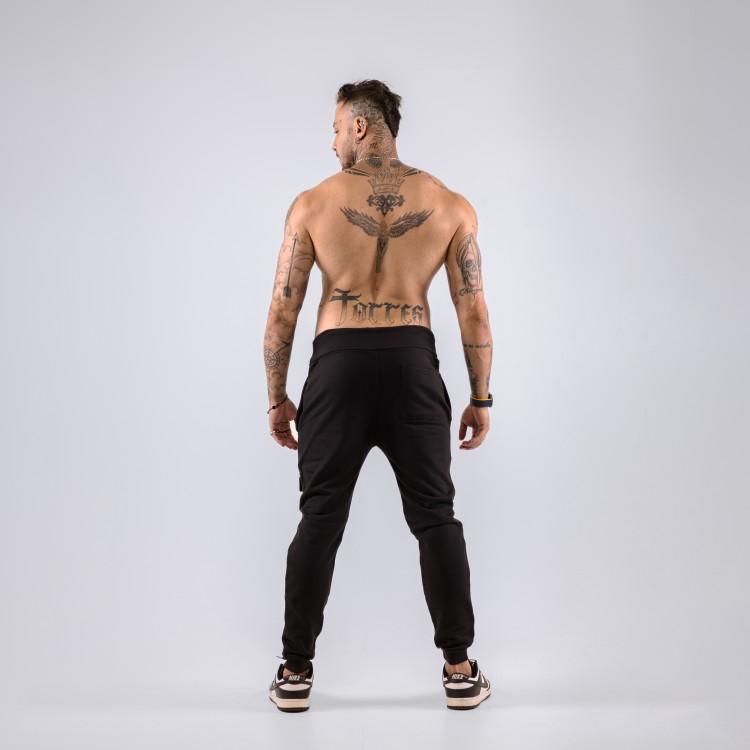 Calça Moletom Black Holographic Camaleon Preta