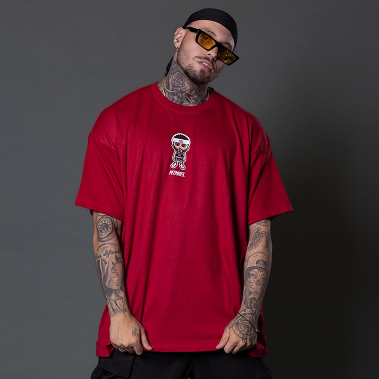 Camiseta Oversized Heavy Player Vermelha