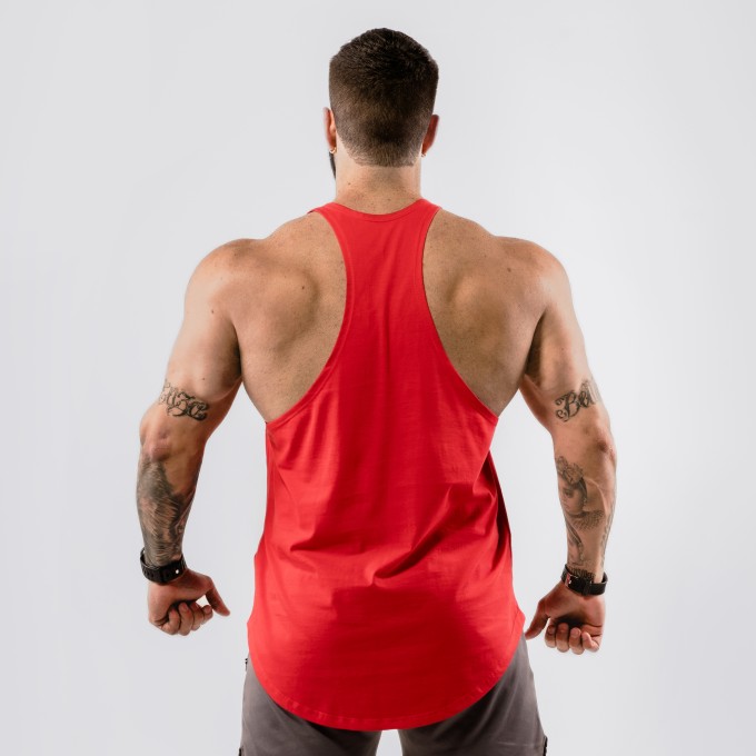 Regata Cavada Anatomic Lisa Vermelha