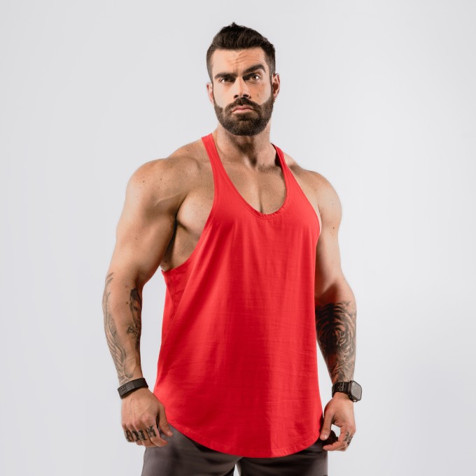 Regata Cavada Anatomic Lisa Vermelha