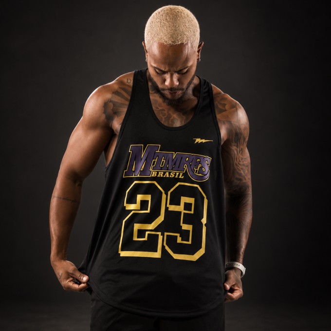 Regata Cavada Anatomic Dryfit Lakers Preta