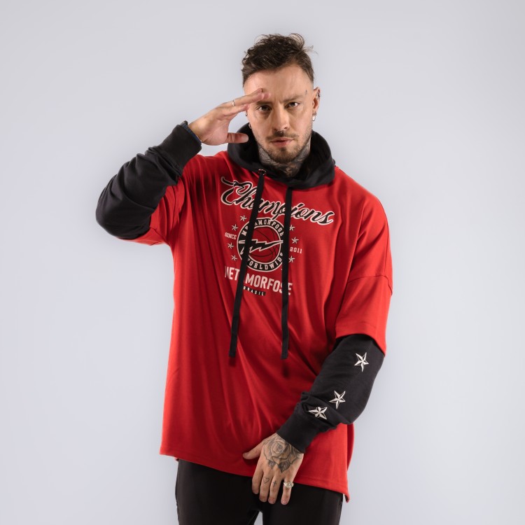 Blusao Oversize Chicago RED Vermelho