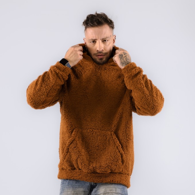 Casaco Bear Pelo Brown