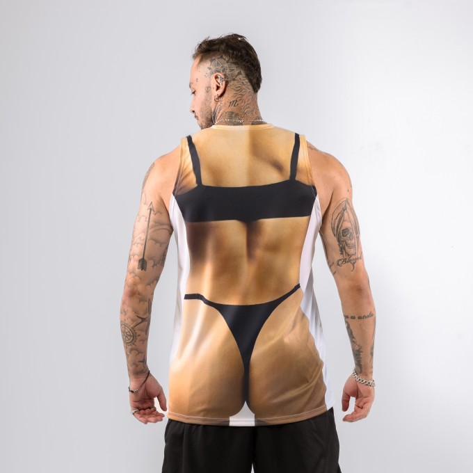 Regata Machão Sexy Body Branca
