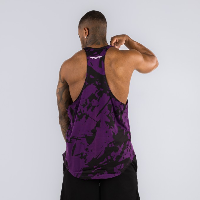 Regata Cavada Anatomic Pitbull Texture Roxa