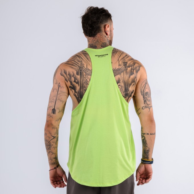 Regata Cavada Anatomic Try Verde Limão