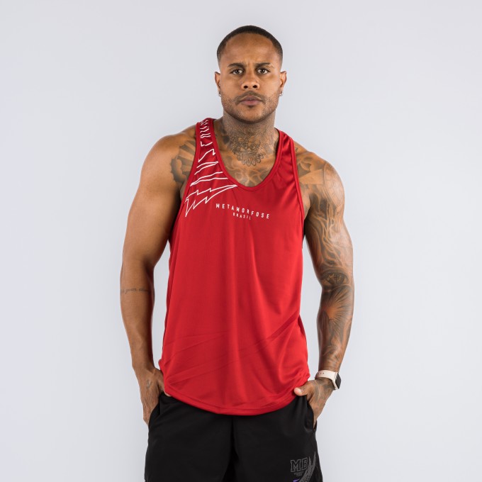 Regata Cavada Anatomic DryFit Stroke Vermelha