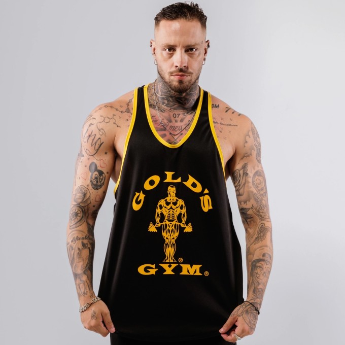 Regata Cavada Anatomic Dryfit Golds Gym Preta