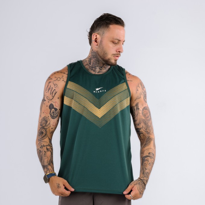 Regata Machão DryFit Mission Verde Militar