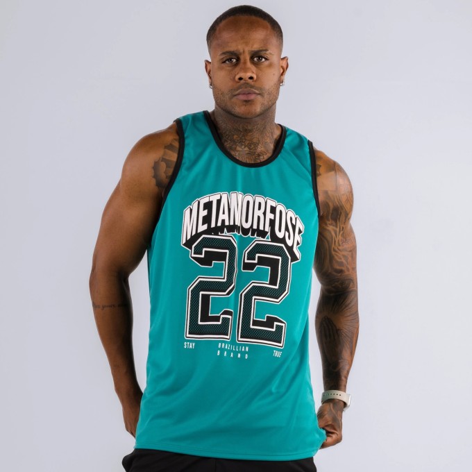Regata Machão DryFit 22 Verde Jade