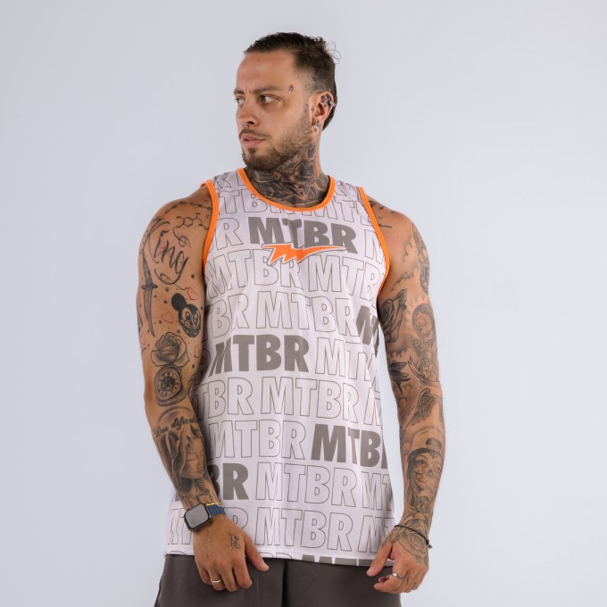 Regata Machão DryFit Brand Branca