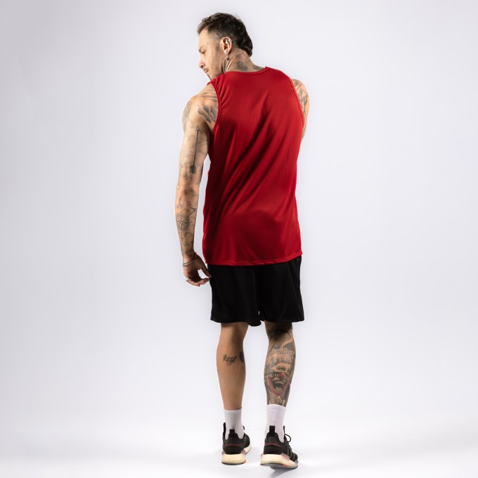 Regata Machao DryFit Baseball Lines Vermelha