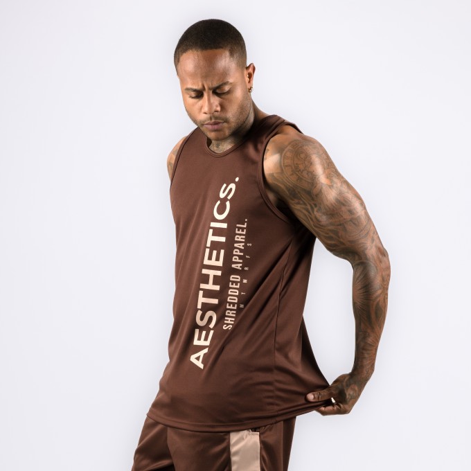 Regata Machao DryFit Aesthetics Brown Marrom