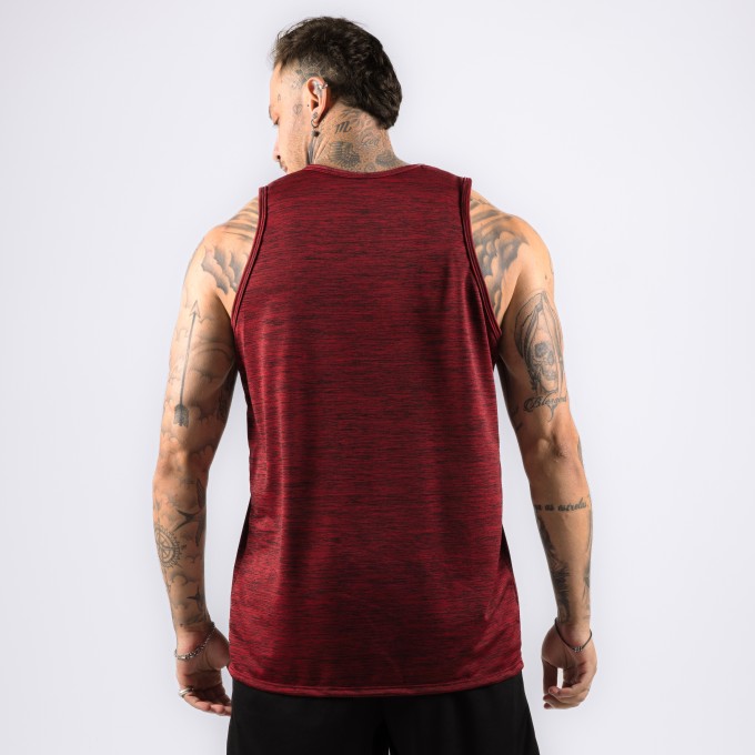 Regata Machao DryFit Mescla Vermelha