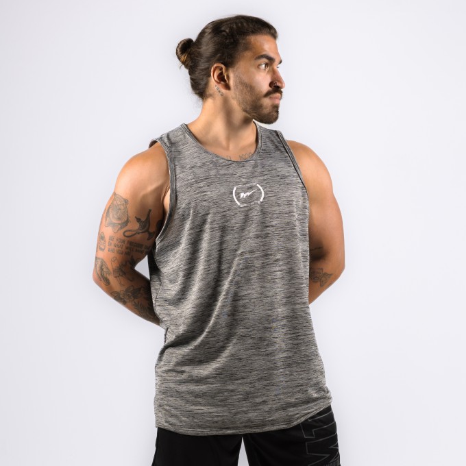 Regata Machao DryFit Mescla Cinza