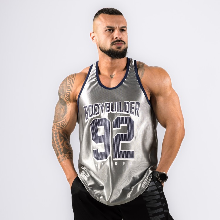 Regata Cavada Anatomic DryFit 92 Prata Brilho