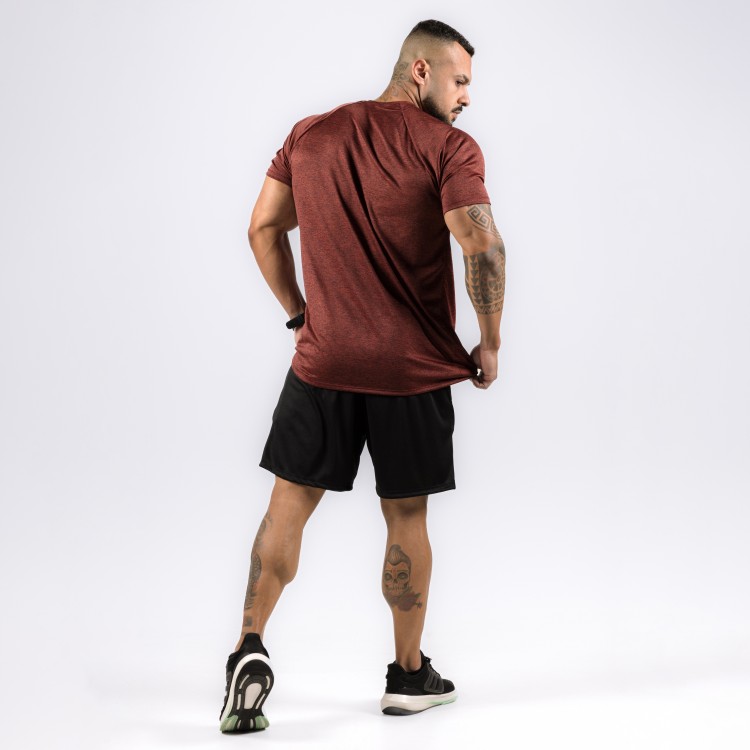 Camiseta Haglan Dryfit Golds Gym Rajada Vermelha
