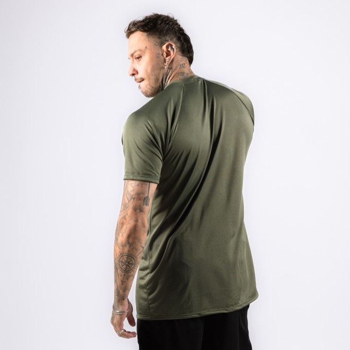 Camiseta Haglan Aerodry Athletic Dept Verde Militar