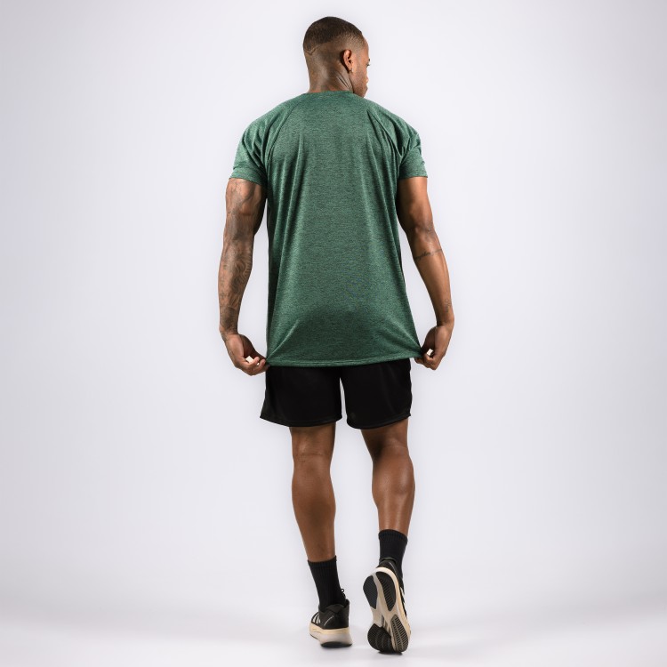 Camiseta Haglan Dryfit Golds Gym Rajada Verde