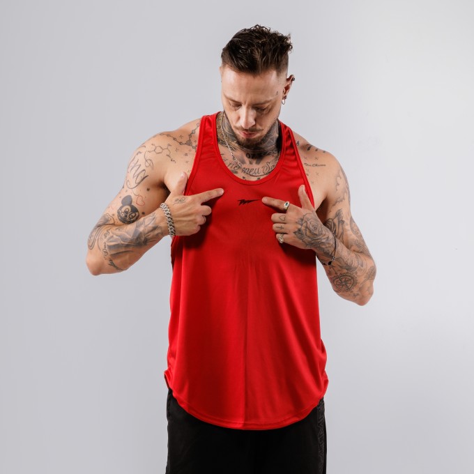 Regata Cavada Anatomic Dryfit Boltz Vermelha