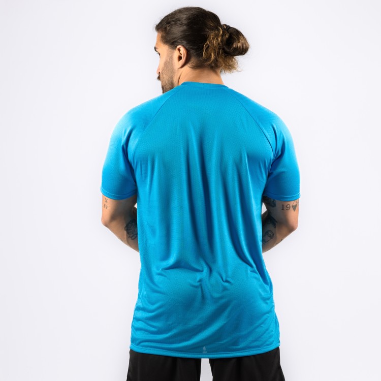Camiseta Haglan Aerodry Logo Azul Turquesa